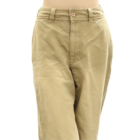 Free People Cleo Washed Chino Pants Straight Leg Pull On Cotton L-12 NEW 278613 - Picture 6 of 9